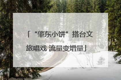 “肇东小饼”搭台文旅唱戏 流量变增量