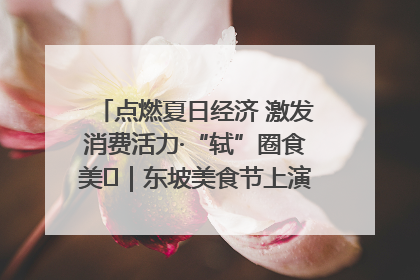 点燃夏日经济 激发消费活力·“轼”圈食美⑪｜东坡美食节上演“文化满汉全席”