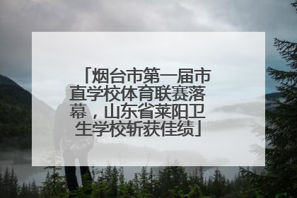 烟台市第一届市直学校体育联赛落幕，山东省莱阳卫生学校斩获佳绩