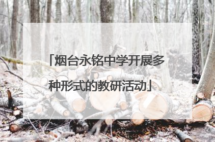 烟台永铭中学开展多种形式的教研活动