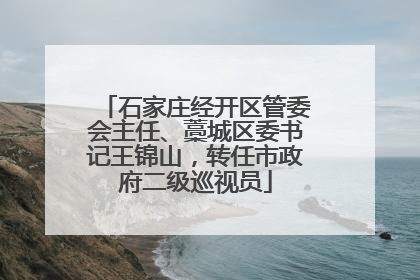 石家庄经开区管委会主任、藁城区委书记王锦山，转任市政府二级巡视员