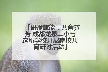 研途赋能，共育芬芳 成都龙泉二小与这所学校开展家校共育研讨活动