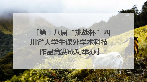 第十八届“挑战杯”四川省大学生课外学术科技作品竞赛成功举办