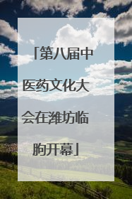 第八届中医药文化大会在潍坊临朐开幕