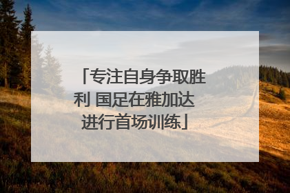 专注自身争取胜利 国足在雅加达进行首场训练