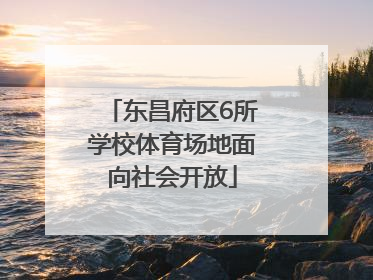 东昌府区6所学校体育场地面向社会开放