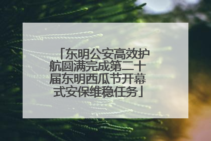 东明公安高效护航圆满完成第二十届东明西瓜节开幕式安保维稳任务