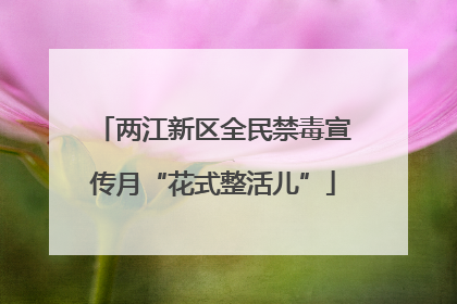 两江新区全民禁毒宣传月“花式整活儿”