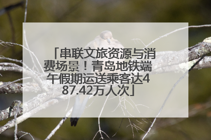 串联文旅资源与消费场景！青岛地铁端午假期运送乘客达487.42万人次
