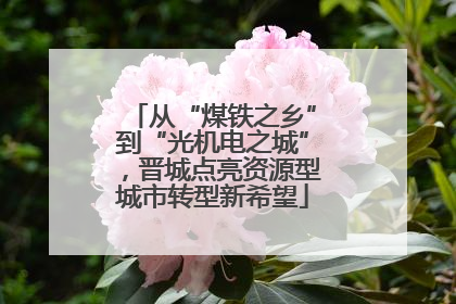 从“煤铁之乡”到“光机电之城”，晋城点亮资源型城市转型新希望