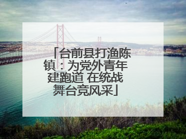 台前县打渔陈镇：为党外青年建跑道 在统战舞台竞风采