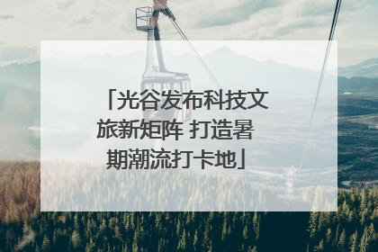光谷发布科技文旅新矩阵 打造暑期潮流打卡地
