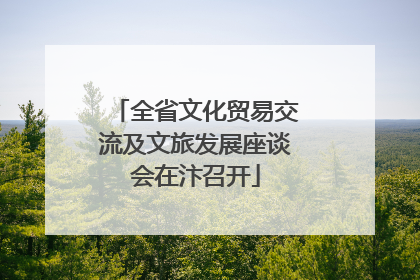 全省文化贸易交流及文旅发展座谈会在汴召开