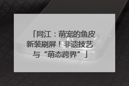 同江：萌宠的鱼皮新装刷屏！非遗技艺与“萌态跨界”