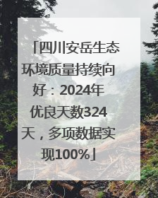 四川安岳生态环境质量持续向好：2024年优良天数324天，多项数据实现100%