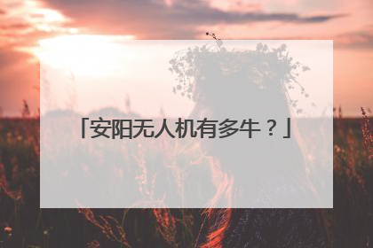 安阳无人机有多牛？