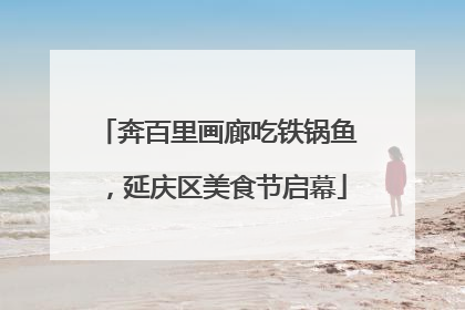 奔百里画廊吃铁锅鱼，延庆区美食节启幕