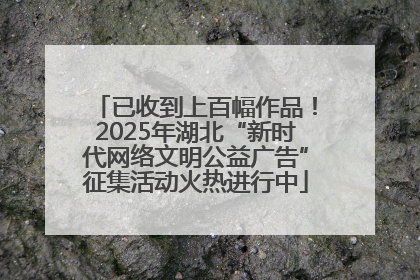 已收到上百幅作品！2025年湖北“新时代网络文明公益广告”征集活动火热进行中