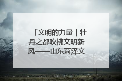 文明的力量｜牡丹之都吹拂文明新风——山东菏泽文明创建一线见闻
