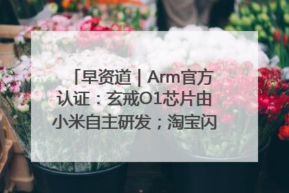 早资道｜Arm官方认证：玄戒O1芯片由小米自主研发；淘宝闪购联合饿了么日订单超4000万
