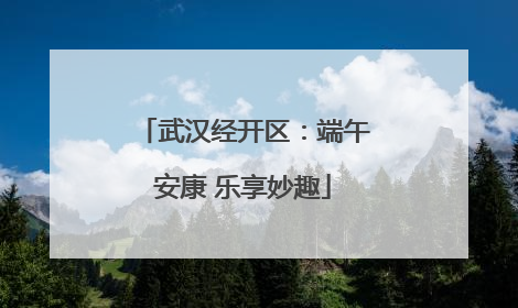 武汉经开区：端午安康 乐享妙趣