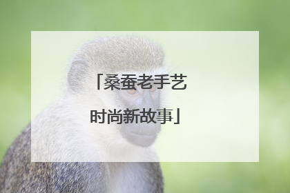 桑蚕老手艺 时尚新故事
