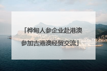 桦甸人参企业赴港澳参加吉港澳经贸交流
