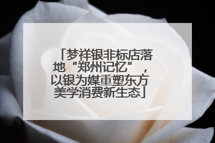 梦祥银非标店落地“郑州记忆”，以银为媒重塑东方美学消费新生态