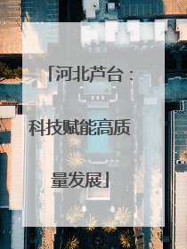 河北芦台：科技赋能高质量发展