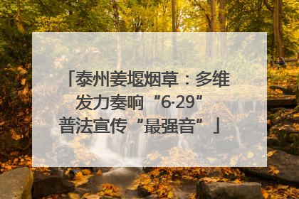 泰州姜堰烟草：多维发力奏响“6·29”普法宣传“最强音”