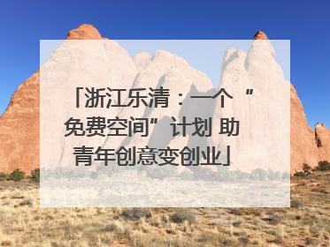 浙江乐清：一个“免费空间”计划 助青年创意变创业