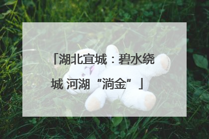 湖北宜城：碧水绕城 河湖“淌金”