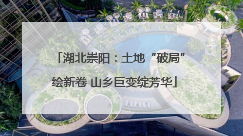 湖北崇阳：土地“破局”绘新卷 山乡巨变绽芳华
