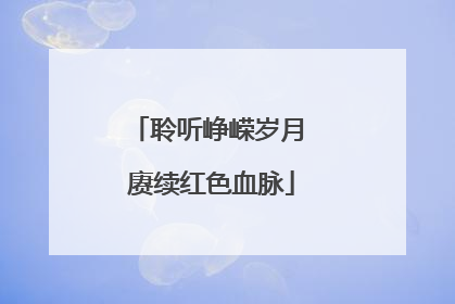 聆听峥嵘岁月 赓续红色血脉
