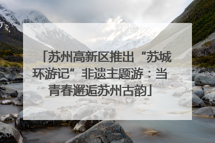 苏州高新区推出“苏城环游记”非遗主题游：当青春邂逅苏州古韵