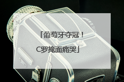 葡萄牙夺冠！C罗掩面痛哭