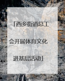 西乡街道总工会开展体育文化进基层活动