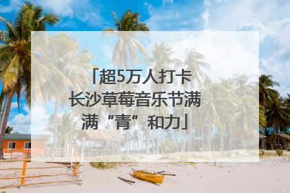 超5万人打卡 长沙草莓音乐节满满“青”和力