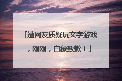 遭网友质疑玩文字游戏，刚刚，白象致歉！