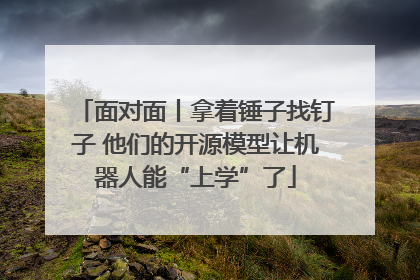 面对面丨拿着锤子找钉子 他们的开源模型让机器人能“上学”了