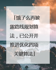 饿了么再披露路线规划算法，已公开并推进优化四项关键算法