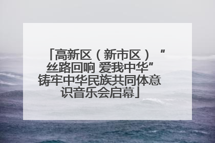 高新区（新市区）“丝路回响 爱我中华”铸牢中华民族共同体意识音乐会启幕