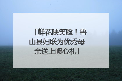 鲜花映笑脸！鲁山县妇联为优秀母亲送上暖心礼