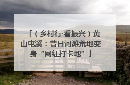 （乡村行·看振兴）黄山屯溪：昔日河滩荒地变身“网红打卡地”