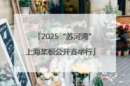 2025“苏河湾”上海桨板公开赛举行