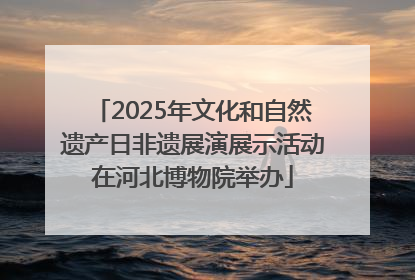 2025年文化和自然遗产日非遗展演展示活动在河北博物院举办