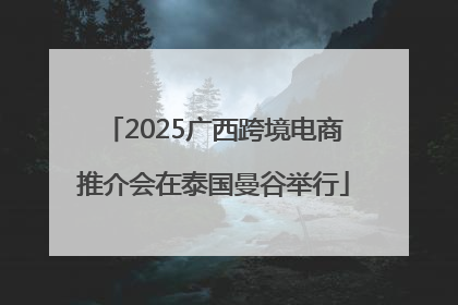 2025广西跨境电商推介会在泰国曼谷举行