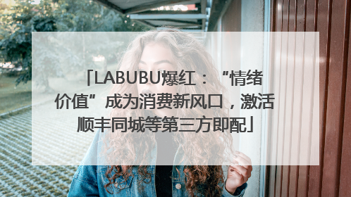 LABUBU爆红：“情绪价值”成为消费新风口，激活顺丰同城等第三方即配